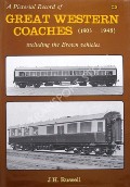 Book cover of A Pictorial Record of Great Western Coaches including the Brown Vehicles by RUSSELL J.H. 